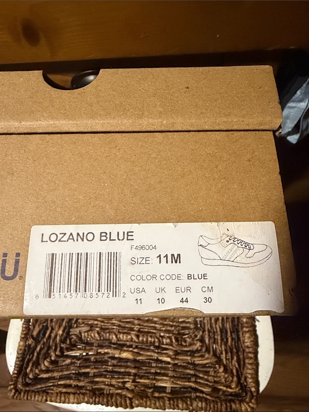 Men’s Lozano Leather-Suede Sneakers Sz 11 M - Picture 8 of 8